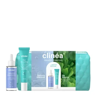 Clinea | Подарочный набор ограниченной серии «Hydration Essentials» с Waterbomb и сывороткой Hyaluronic Waterbomb, а также кремом для глаз Smoothie | 1 набор