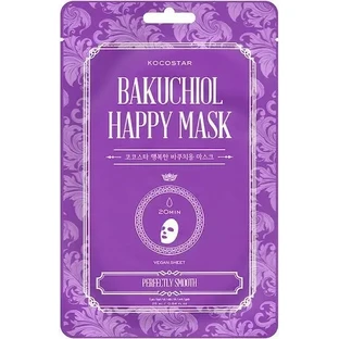 KOCOSTAR Bakuchiol Happy Mask — маска для обличчя з бакучіолом для оновленої та гладенької шкіри, 1 шт.