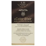 Apivita | My Color Elixir — перманентна фарба для волосся № 5.35 «Світло-каштановий мед» Maoni | 50 мл