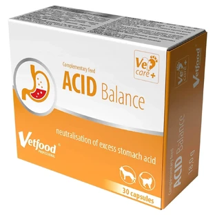 VETFOOD Acid Balance Для улучшения пищеварения у собак и кошек, 30 капсул