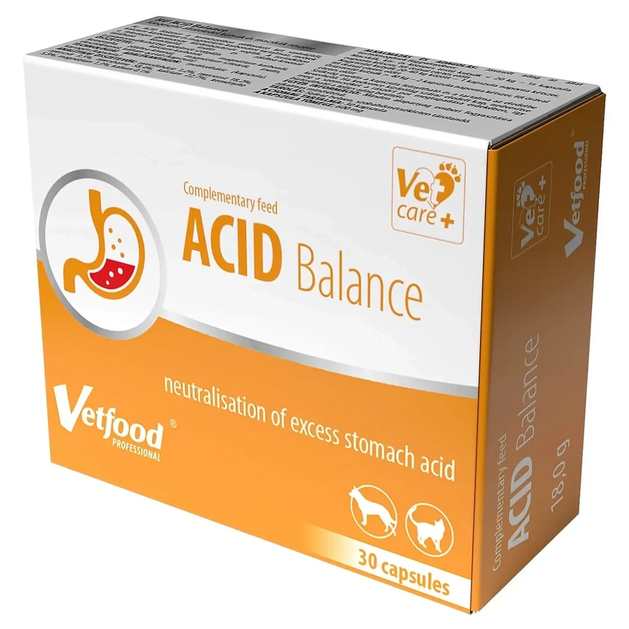 VETFOOD Acid Balance Для улучшения пищеварения у собак и кошек, 30 капсул: цены и характеристики