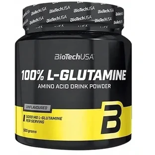 BioTech USA L-глютамін 100% 500 г
