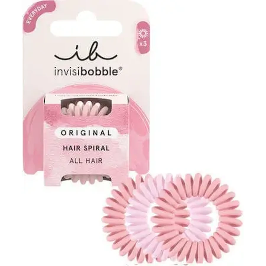 AMBITAS Invisibobble Original The Pinks — рожеві резинки для волосся, 3 штуки: ціни та характеристики