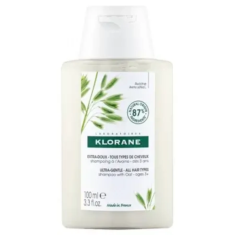 Klorane Extra-Delicato — овсяный шампунь для всех типов волос, 100 мл: цены и характеристики