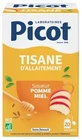 Органический травяной чай Picot с ароматом яблока и мёда для кормящих мам, 20 пакетиков