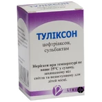 Туликсон пор. д/п ин. р-ра 1 г + 500 мг фл.: цены и характеристики