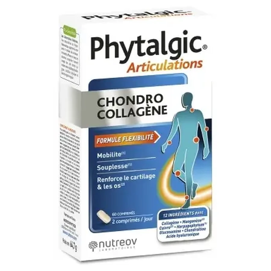 Nutreov Phytalgic Joints Chondro Collagen, 60 таблеток: ціни та характеристики