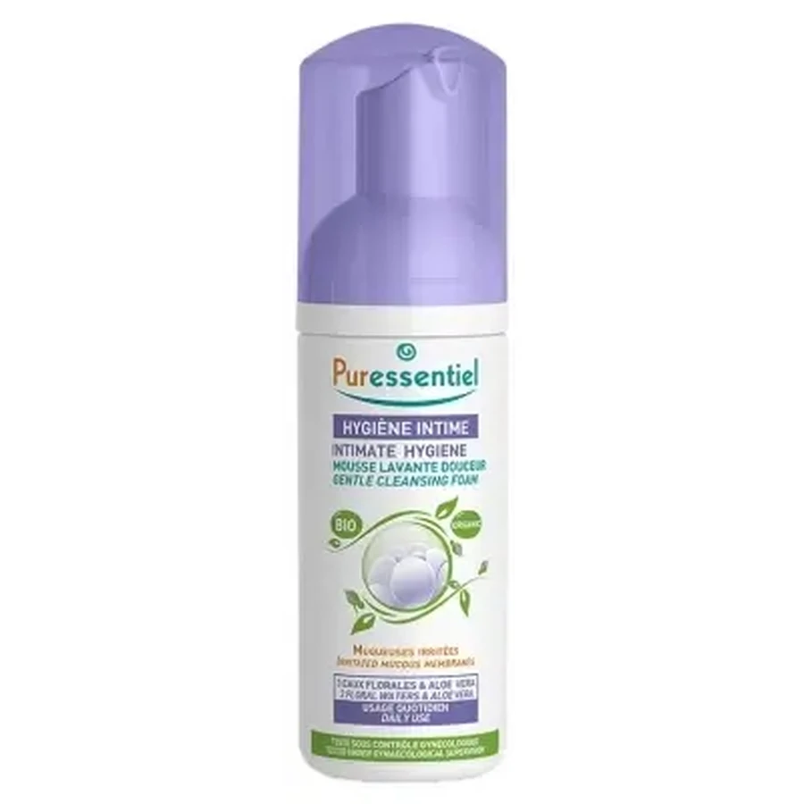 Puressentiel — Мягкая органическая очищающая пенка для интимной гигиены, 150 мл: цены и характеристики