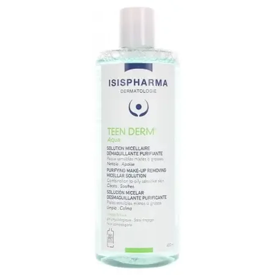 Isispharma Teen Derm Aqua Очищуючий міцелярний розчин 400 мл: ціни та характеристики