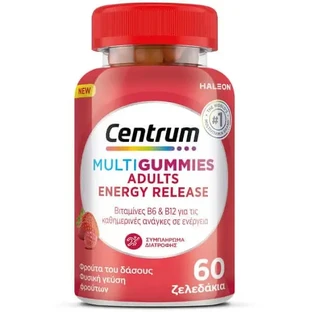 Centrum | MultiGummies Adult Energy Release Мультивітаміни | 60 гелевих капсул