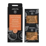 APIVITA Express Beauty Face Scrub для делікатного пілінгу з абрикосами 2x8 мл