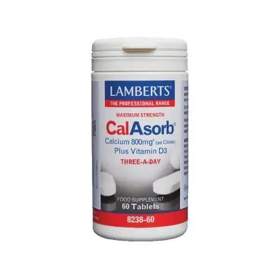 LAMBERTS CalAsorb Кальций 800 мг, 60 таблеток: цены и характеристики