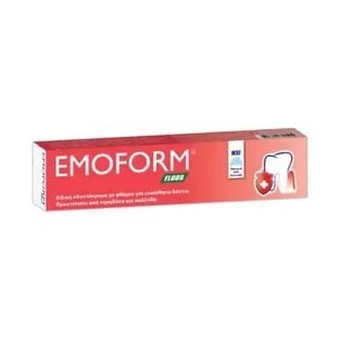 OMEGA PHARMA Emoform Fluor Спеціальна зубна паста з фтором для чутливих зубів 50 мл