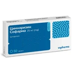 Циннаризин Софарма табл. 25 мг блістер №50: ціни та характеристики