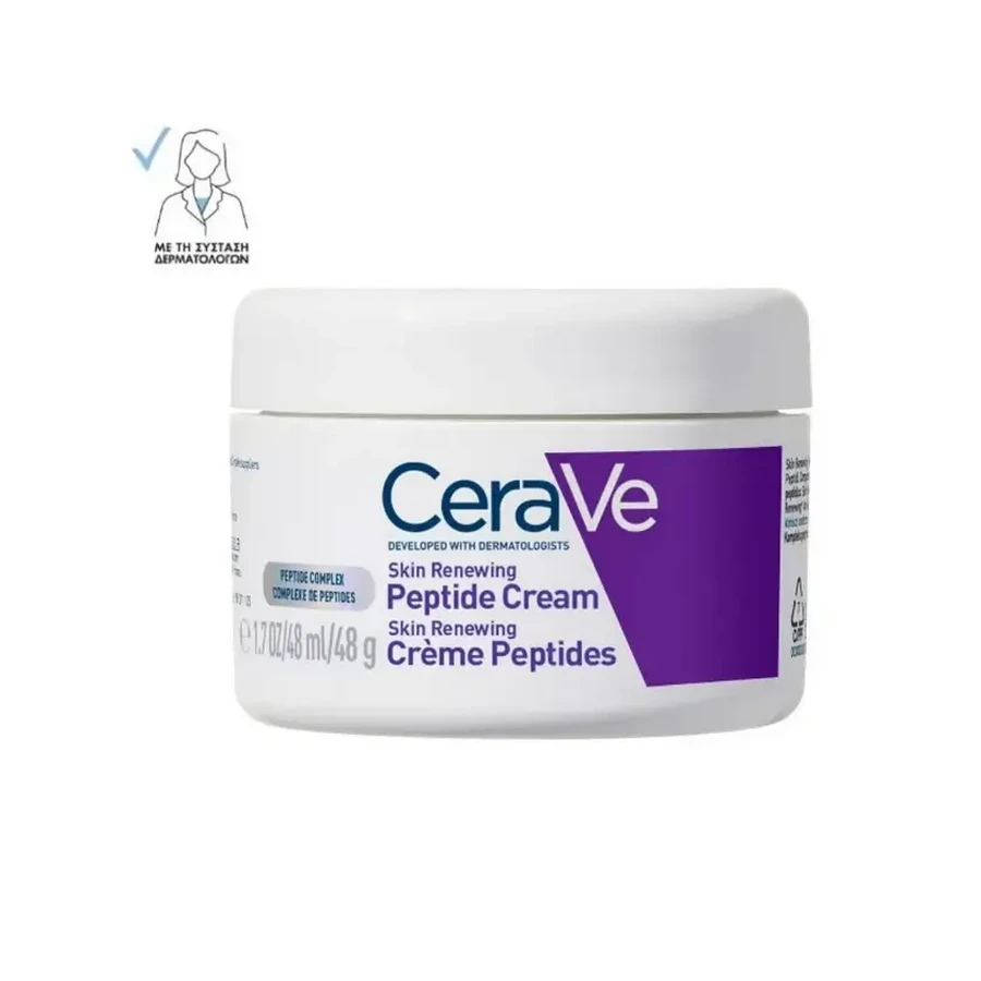 CeraVe | Крем для обличчя з пептидами для регенерації шкіри, проти старіння | 48 г: ціни та характеристики