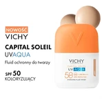 Vichy Capital Soleil, увлажняющий тонирующий флюид SPF50 PA+++, 50 мл: цены и характеристики
