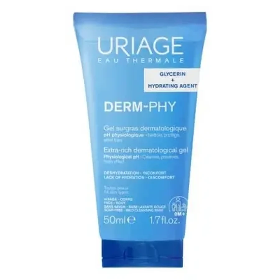 Uriage Derm-Phy Gel — дерматологічний гель з інтенсивним зволожувальним ефектом, 50 мл: ціни та характеристики