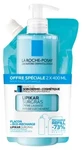 La Roche-Posay Lipikar Surgras Очищуючий крем проти сухості шкіри 400 мл + Екологічна заправка 400 мл