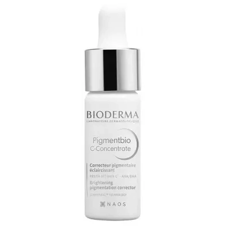 Bioderma PigmentBio C-Concentrate — освітлюючий коректор для пігментних плям, 15 мл: ціни та характеристики