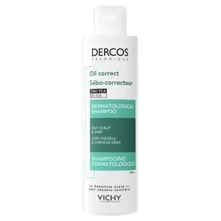 Vichy Dercos — дерматологический шампунь, регулирующий выделение кожного сала, для жирной кожи головы и жирных волос, 200 мл