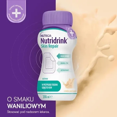 Набор: 3 упаковки Nutridrink Skin Repair, ванильный вкус, жидкость, 4 × 200 мл + INTENO Soft Care, ухаживающие салфетки, 10 шт.: цены и характеристики