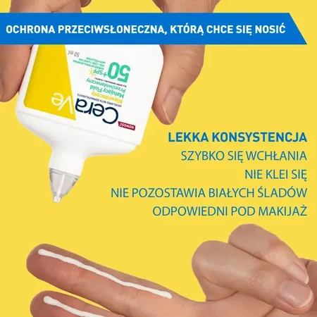 CeraVe, невидимий матуючий флюїд SPF50+, 50 мл: ціни та характеристики