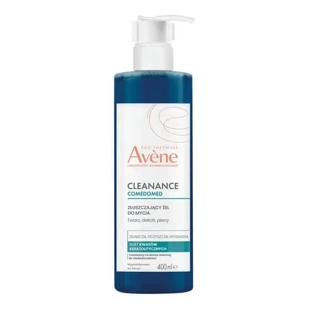 Avene Eau Thermale Cleanance Comedomed, відлущувальний гель для вмивання, 400 мл: ціни та характеристики
