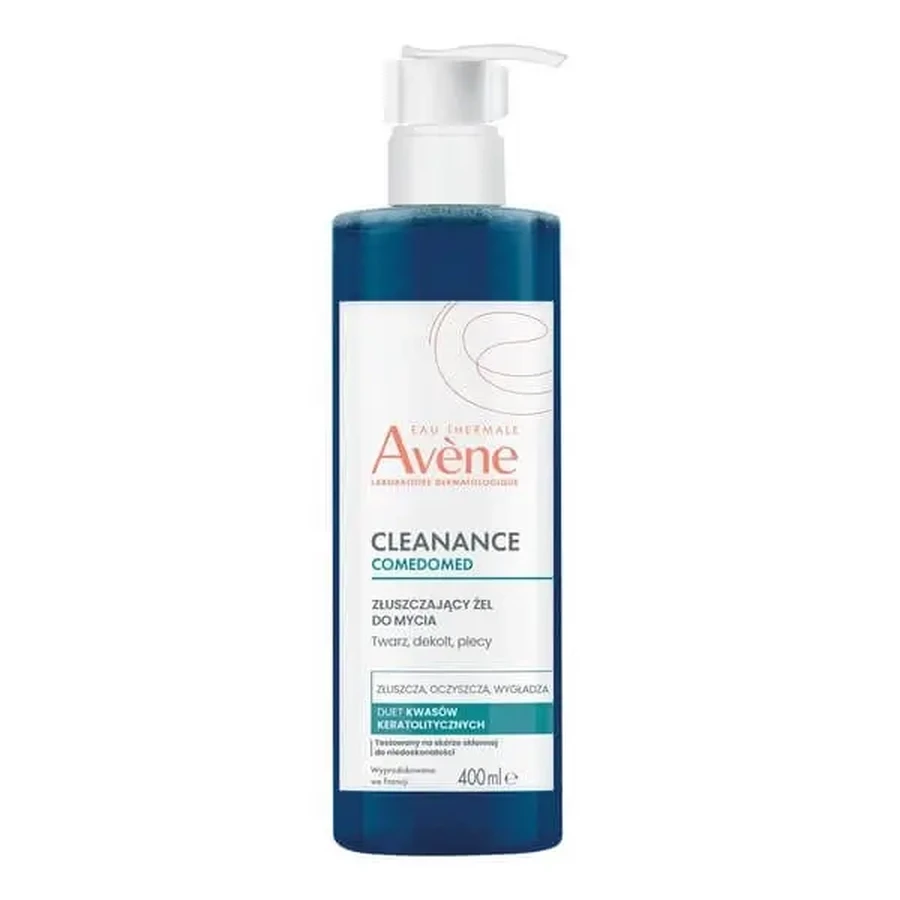 Avene Eau Thermale Cleanance Comedomed, відлущувальний гель для вмивання, 400 мл: ціни та характеристики