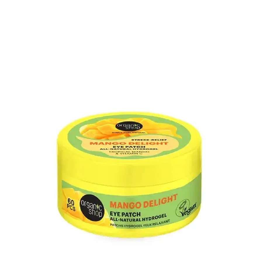Очні пластирі NATURA SIBERICA Organic Shop із ароматом «Mango Delight» для зняття стресу, 60 шт.: ціни та характеристики