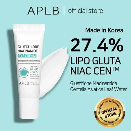 APLB Glutathione Niacinamide Eye Cream, крем для кожи вокруг глаз с глутатионом и ниацинамидом, 20 мл: цены и характеристики