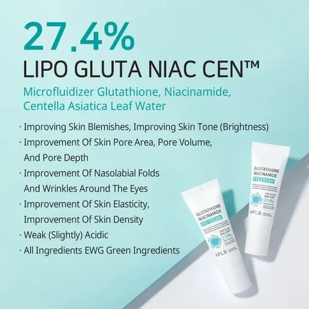 APLB Glutathione Niacinamide Eye Cream, крем для кожи вокруг глаз с глутатионом и ниацинамидом, 20 мл: цены и характеристики