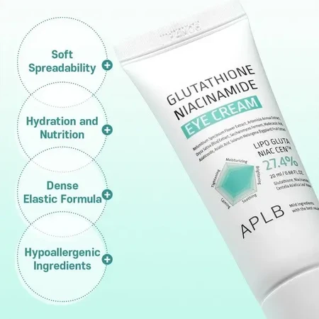 APLB Glutathione Niacinamide Eye Cream, крем для кожи вокруг глаз с глутатионом и ниацинамидом, 20 мл: цены и характеристики