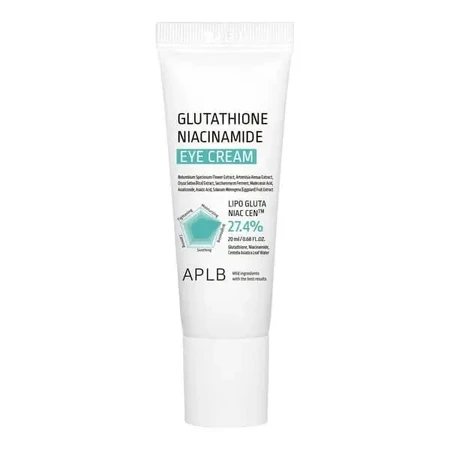 APLB Glutathione Niacinamide Eye Cream, крем для кожи вокруг глаз с глутатионом и ниацинамидом, 20 мл: цены и характеристики