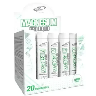 Рідкий магній зі смаком лимона Magnesium Pro Liquid, 20 монодоз, Pro Nutrition