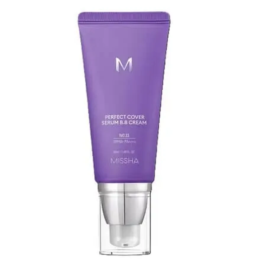 BB-крем в виде сыворотки с SPF50+, оттенок 23 «Натуральный бежевый» M Perfect Cover, 50 мл, Missha: цены и характеристики