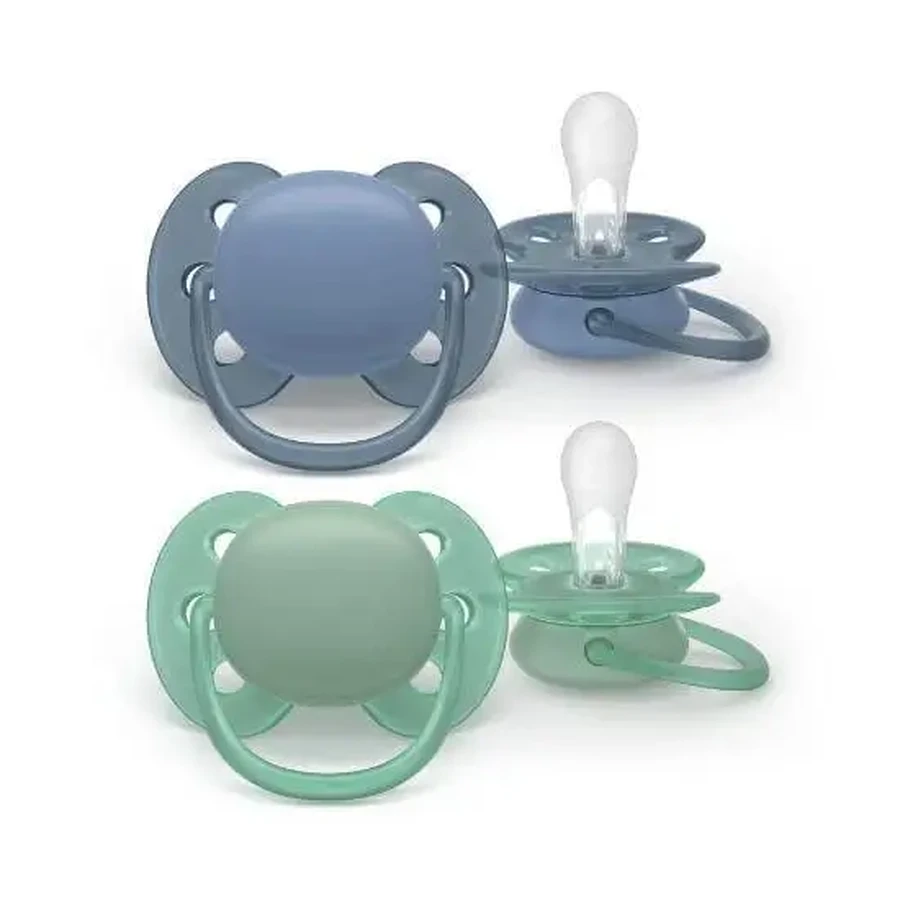 Силиконовая пустышка AVENT Ultra Soft для детей от 6 до 18 месяцев, 2 шт.: цены и характеристики