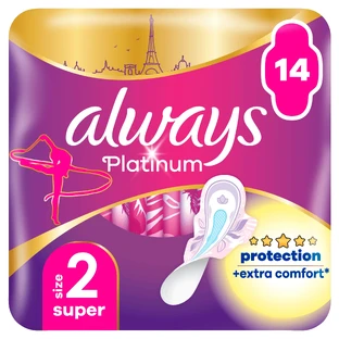 ALWAYS Platinum Super (розмір 2) 14 серветок