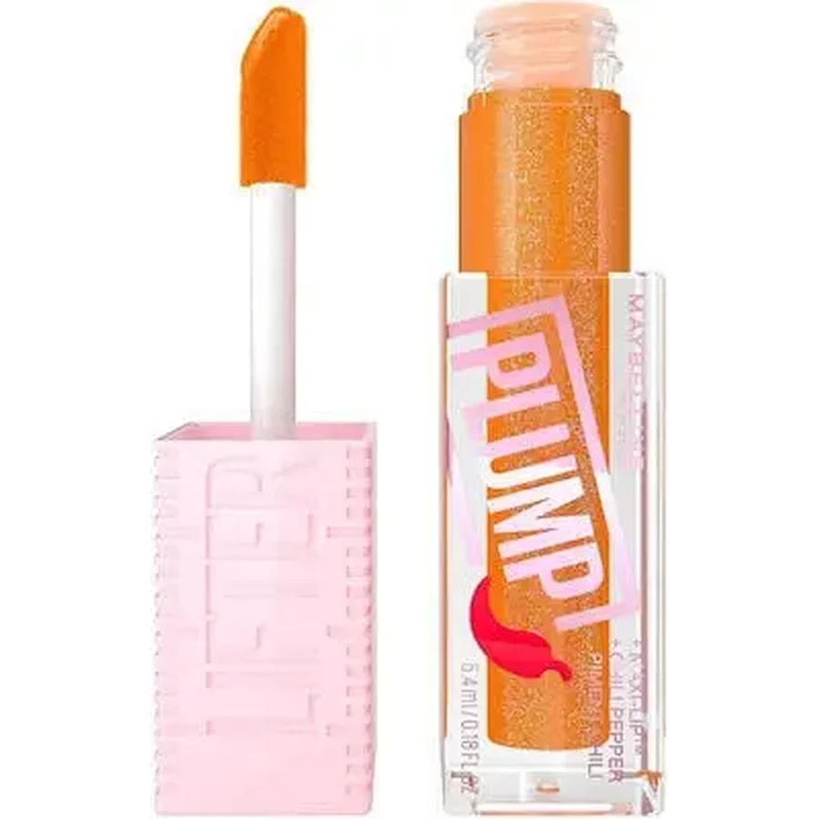 MAYBELLINE Lifter Plumping Gloss 008 Hot Honey Для об’єму губ 5,4 мл: ціни та характеристики