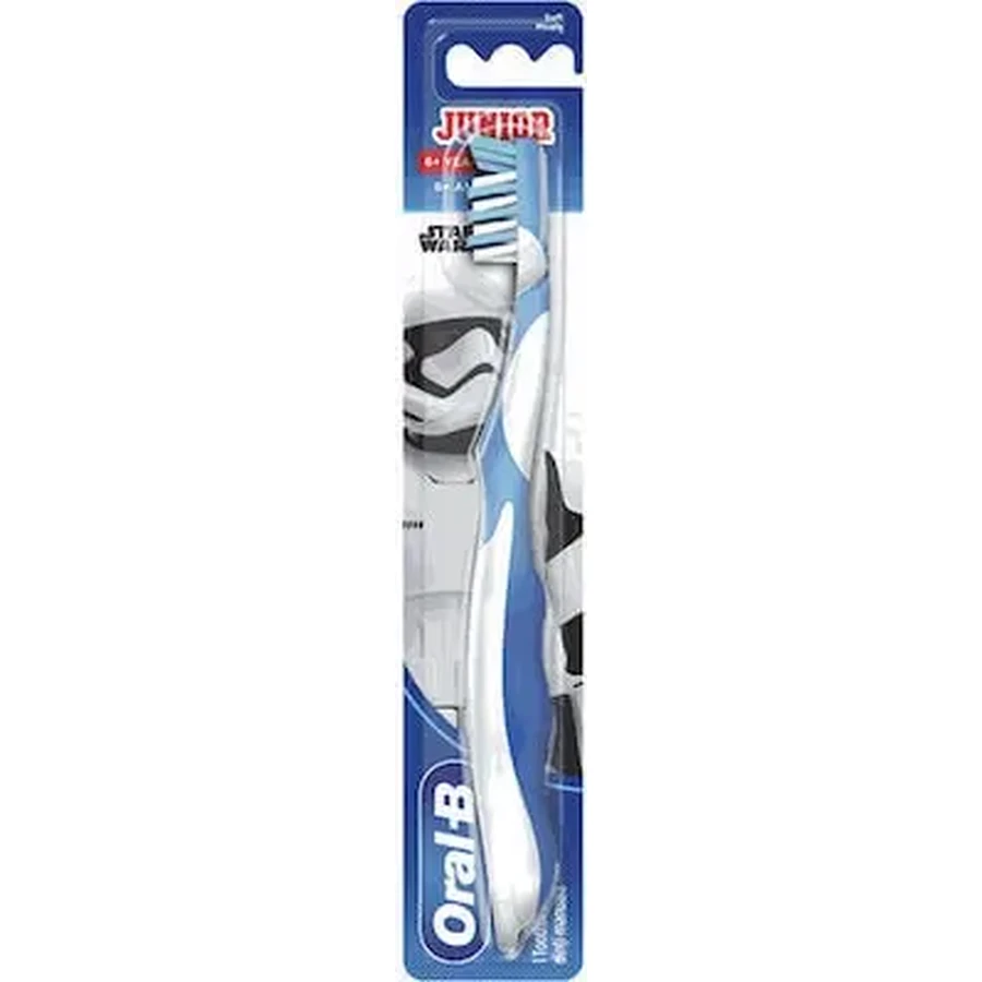 ORAL B Junior Soft — детская зубная щетка Junior Soft для детей от 6 лет с дизайном «Звёздных войн»: цены и характеристики