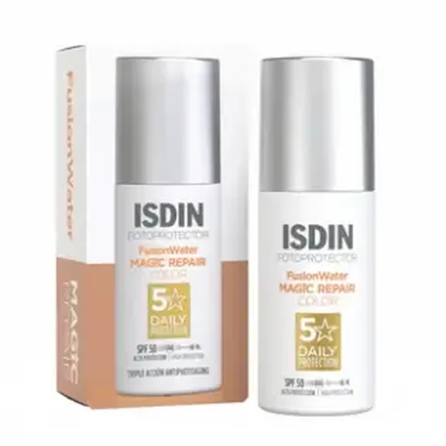 Isdin Фотопротектор Fusion Water MAGIC REPAIR COLOR SPF50, 50 мл: цены и характеристики