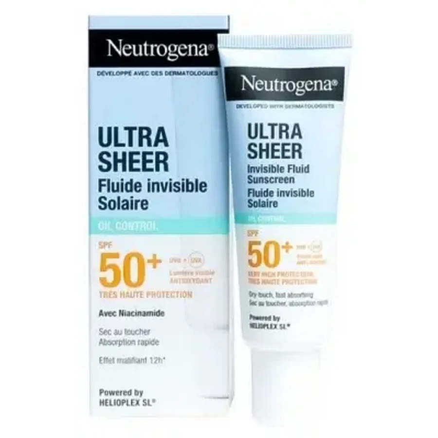 Neutrogena Ultra Sheer Invisible Oil-Control Солнцезащитный крем SPF 50+ 50 мл: цены и характеристики