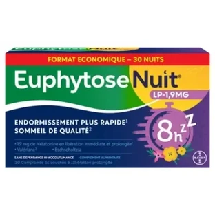 Bayer Health Euphytose Night LP 1,9 мг, 30 таблеток
