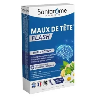 Santarome Flash — средство от головной боли, 20 таблеток