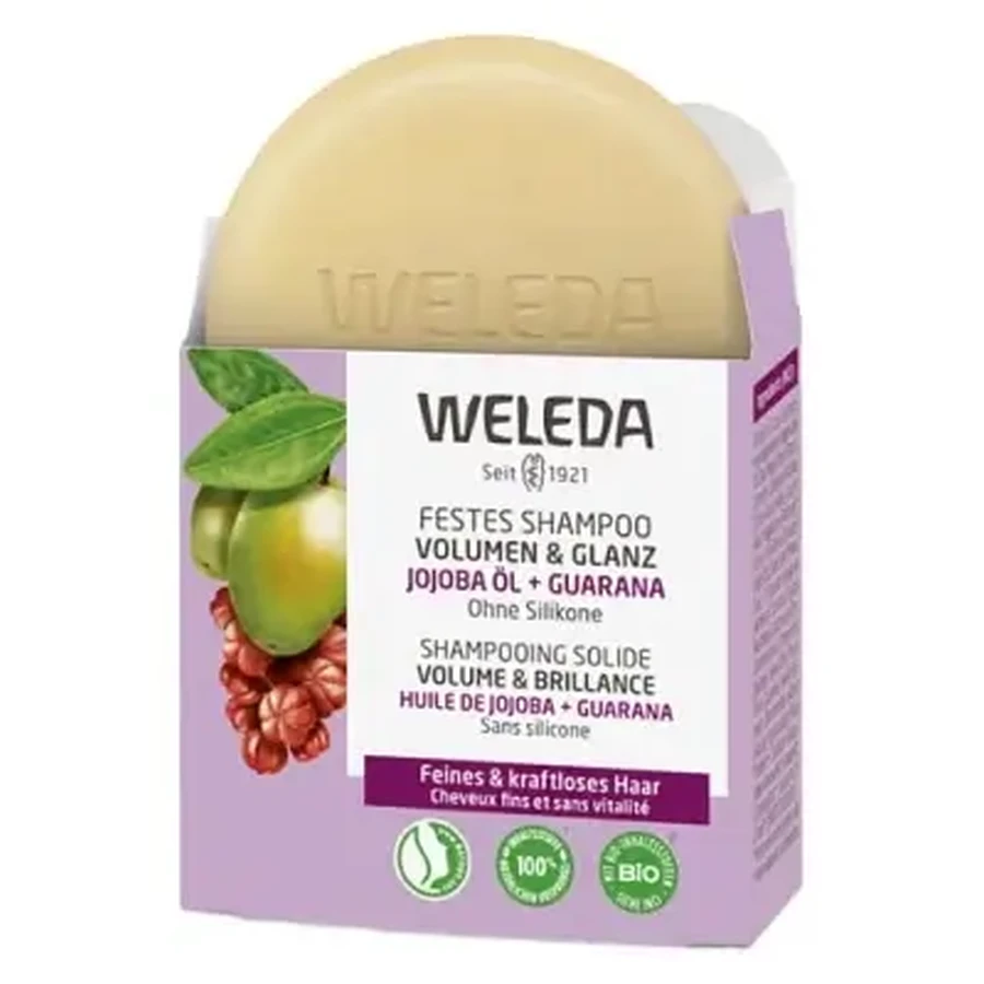 Твердый шампунь Weleda для объема и блеска, 50 г: цены и характеристики