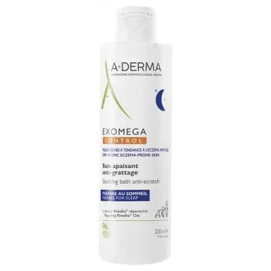 A-DERMA Exomega Control Успокаивающий гель для душа, снимающий зуд, 200 мл: цены и характеристики