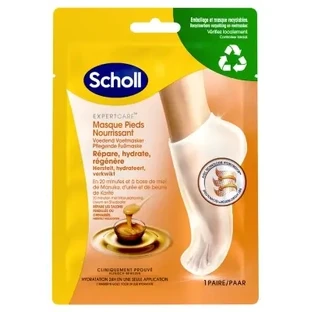 Scholl ExpertCare Живильна маска для ніг з медом манука, 1 пара