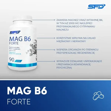 Набор из 2 упаковок SFD MagB6 Forte, таблетки, 90 шт.: цены и характеристики