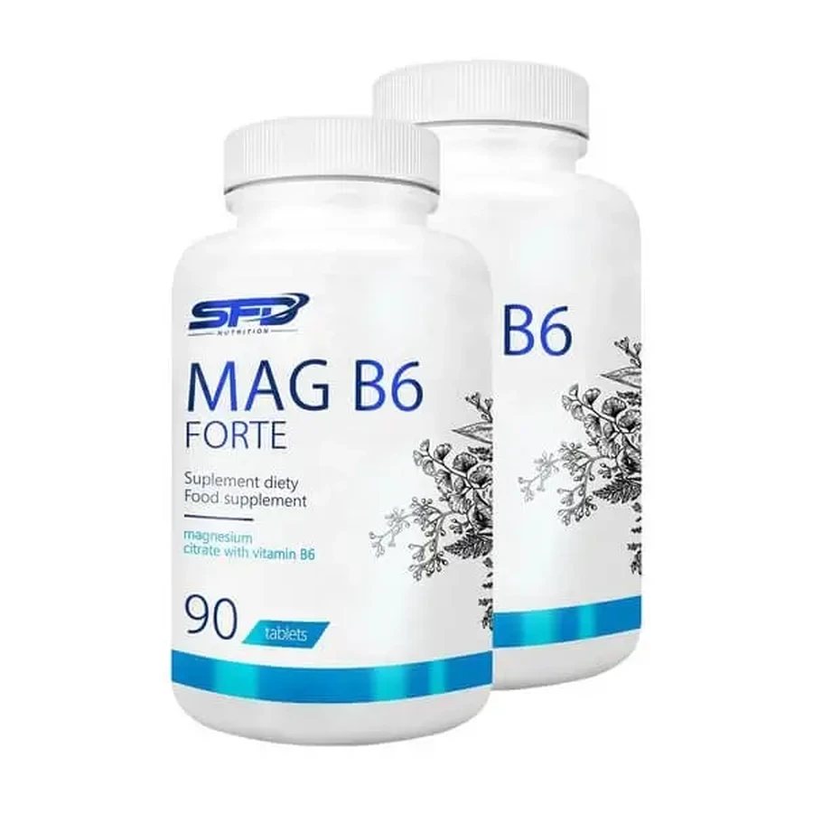 Набор из 2 упаковок SFD MagB6 Forte, таблетки, 90 шт.: цены и характеристики