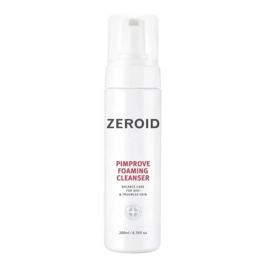 Zeroid Pimprove Foaming Cleanser, очищувальна пінка для жирної, комбінованої та схильної до акне шкіри, 200 мл: ціни та характеристики