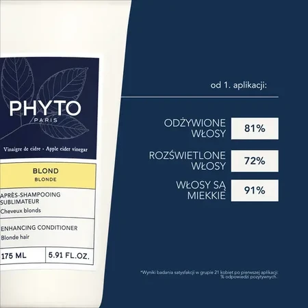 Phyto Blond, зміцнюючий кондиціонер для світлого волосся, 175 мл: ціни та характеристики